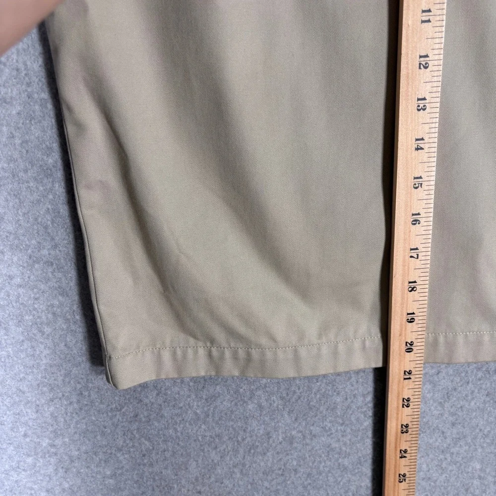 Vintage Talbots Skirt 10 Tan Khaki Cotton Twill Career Professional Neutral